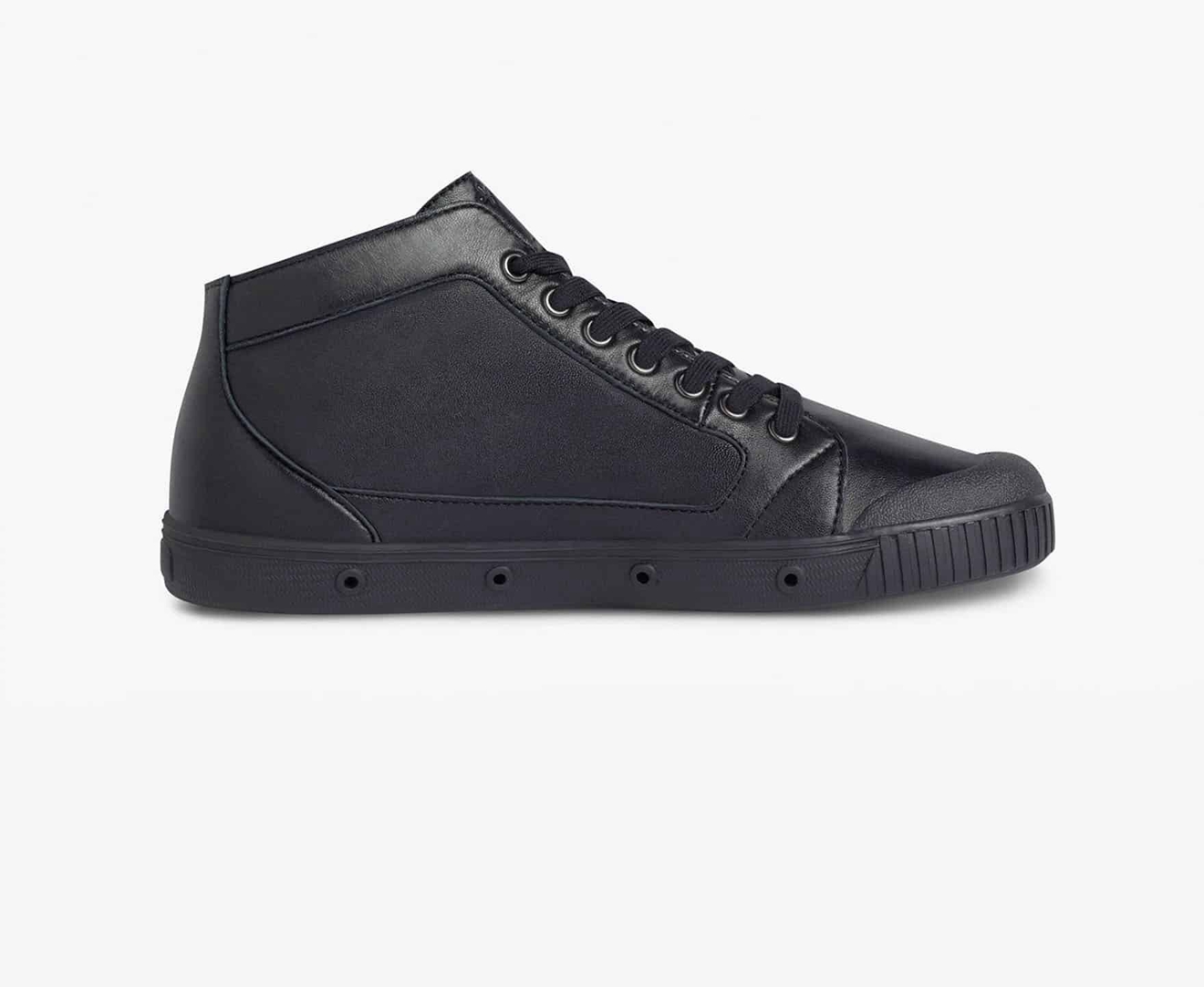 Spring Court M2 LAMBSKIN Men's Trainers Black | South Africa-71DVFUPGZ